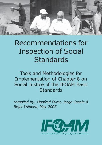 Recommendations for Inspection of Social Standards - Naturland