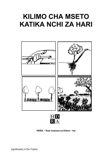 KILIMO CHA MSETO KATIKA NCHI ZA HARI - Garden Organic