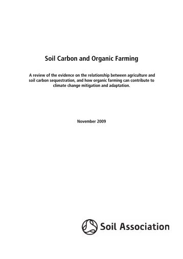 Soil Carbon and Organic Farming - Soil Association