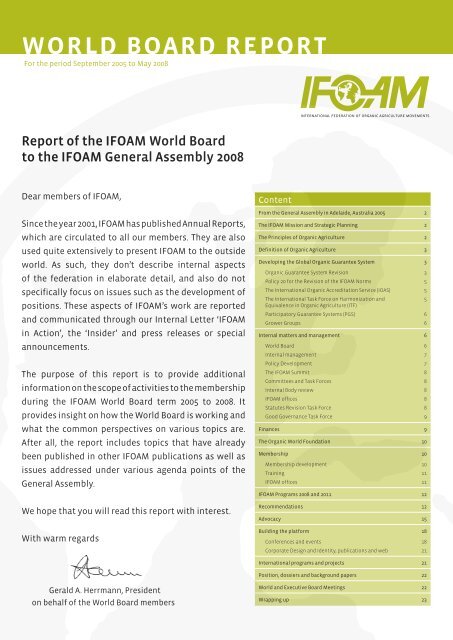 Board report
