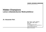 Hidden Champions - und Handelskammer Nord Westfalen