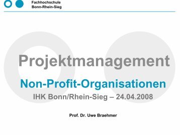 Projektmanagement - IHK Bonn/Rhein-Sieg