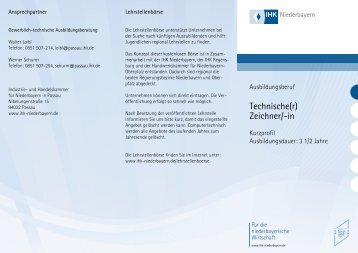 Technische(r) Zeichner/-in - IHK Niederbayern