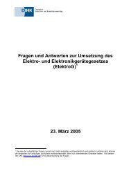 Fragen und Antworten zur Umsetzung des Elektro- und ... - IHK Trier