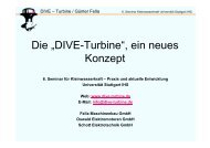 Die „DIVE-Turbine“, ein neues Konzept - Universität Stuttgart