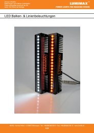 LED Balken- & Linienbeleuchtungen - iiM AG
