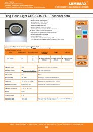data sheet LED Ring light CRC CD50FL - iiM AG