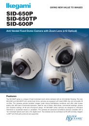 (x12 Optical) SID-650P SID-650TP SID-600P - Ikegami