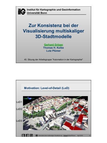 Zur Konsistenz bei der Visualisierung multiskaliger 3D-Stadtmodelle