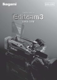 Editcam3 DNS-33W PDF Leaflet (1.6MB) - Ikegami