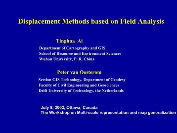 Displacement Methods based on Field Analysis