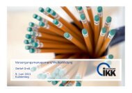 Versorgungsmanagement/Weiterbildung - IKK Akademie