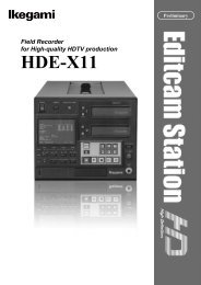 Download the catalog PDF - Ikegami