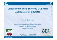 Landesweite Web Service GDI NRW auf Basis von