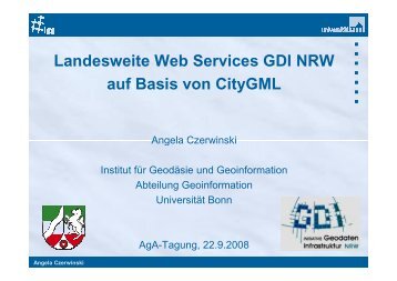 Landesweite Web Service GDI NRW auf Basis von