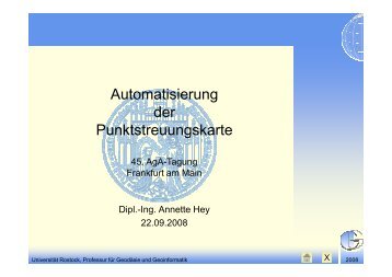 Automatisierung der Punktstreuungskarte - Institut für Kartographie ...