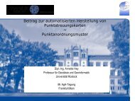 Beitrag zur automatisierten Herstellung von Punktstreuungskarten