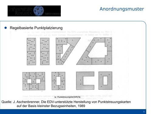 Beitrag zur automatisierten Herstellung von Punktstreuungskarten