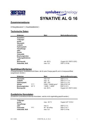 Synative AL G 16.pdf - Ilco Chemikalien GmbH