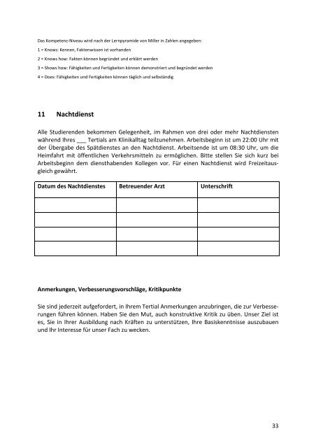 PJ-Logbuch - Ilmtalklinik Pfaffenhofen