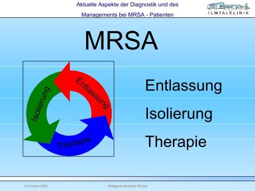 MRSA-Hygienemanagement - Ilmtalklinik Pfaffenhofen
