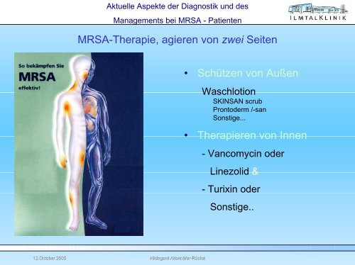 MRSA-Hygienemanagement - Ilmtalklinik Pfaffenhofen