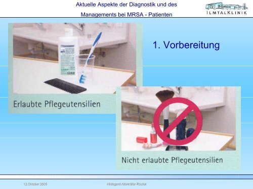 MRSA-Hygienemanagement - Ilmtalklinik Pfaffenhofen