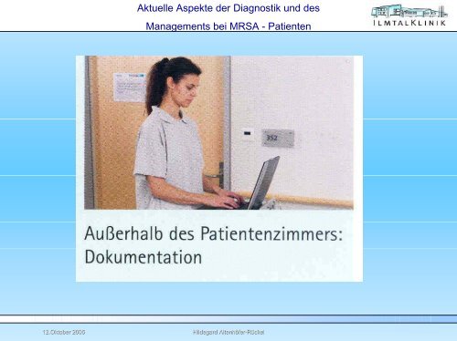 MRSA-Hygienemanagement - Ilmtalklinik Pfaffenhofen