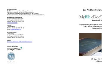 Das Workflow-System Version 2.8 Digitalisierungs ... - Imageware.de