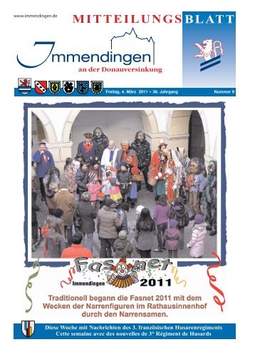 Mitteilungsblatt KW 9 - Immendingen