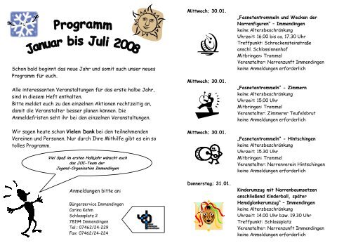 JOI-Programm 01-2008 PDF - Immendingen