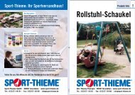 Rollstuhl-Schaukel - Sport-Thieme.ch