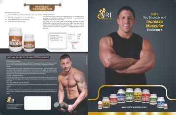 Increase Muscular - NRI Formulation