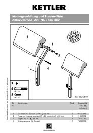 KettlerÃƒÂ‚Ã‚Â® Armcurlpult 7465-880 - Sport-Thieme.ch