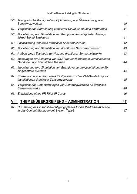 Fachpraktikum Diplom Master Bachelor - IMMS Institut für ...