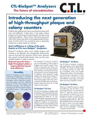 Introducing the next generation of high-throughput plaque and ...