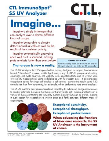 Imagine... - Cellular Technology, Ltd