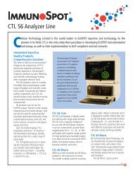 CTL S6 Analyzer Line - Cellular Technology, Ltd
