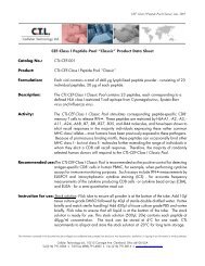 CEF Peptide Pool Classic PDS.pdf - Cellular Technology, Ltd