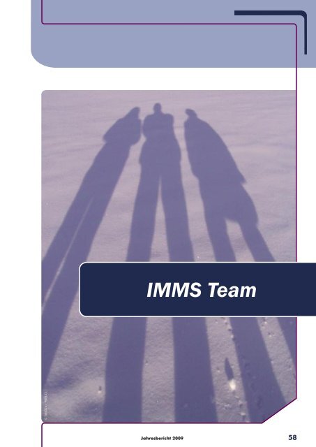 Jahresbericht 2009 - IMMS Institut für Mikroelektronik