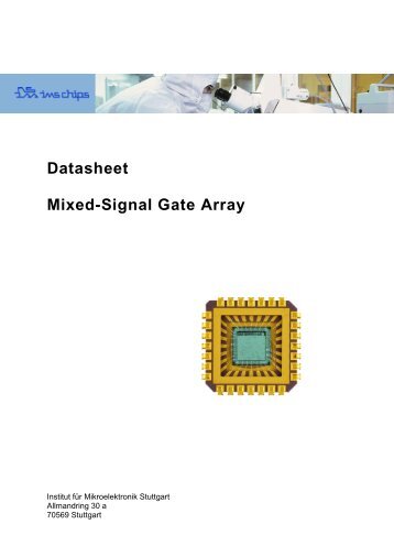 Datasheet Mixed-Signal Gate Array - Institut für Mikroelektronik ...