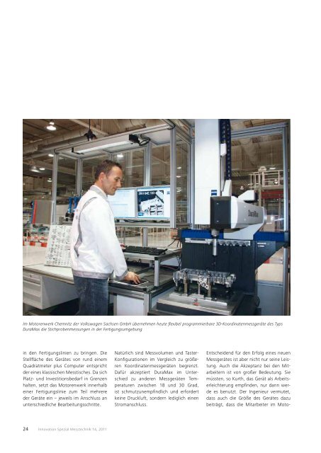 Innovation Spezial - IMTEC Industrielle Messtechnik GmbH