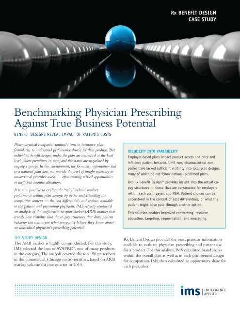 Benchmarking Physician Prescribing Against True ... - IMS Health