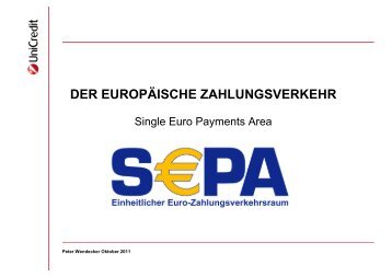 SEPA Einheitlicher Euro-Zahlungsverkehrsraum (PDF) - Incentage AG