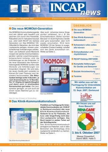 incapnews_09-2007.pdf - 363 kB - Incap GmbH