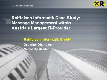 R-IT Raiffeisen Informatik - Incentage