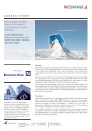 Success Story IMS at Rüd Blass - Deutsche Bank - Incentage AG