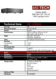 MC-1200an NEW - MS-Tech