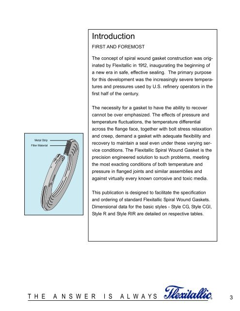 Flexitallic Spiral Wound Gasket Info - AFT Fasteners