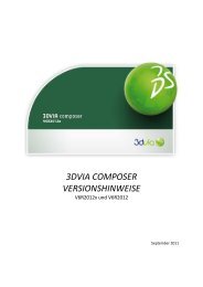 3DVIA COMPOSER VERSIONSHINWEISE - c+e forum AG